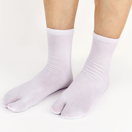 Japanese Tabi Socks Unisex Split-Toe Mid-Calf
