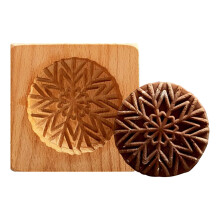 Moule à biscuits en bois de 10 cm (3,94 po), moule à biscuits sablés ménager, moule à biscuits à motif sculpté, pour la maison, l'hôtel, la