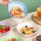 New Household Small Plates, Plastic Dining Tables, Garbage Plates Lot O4 4