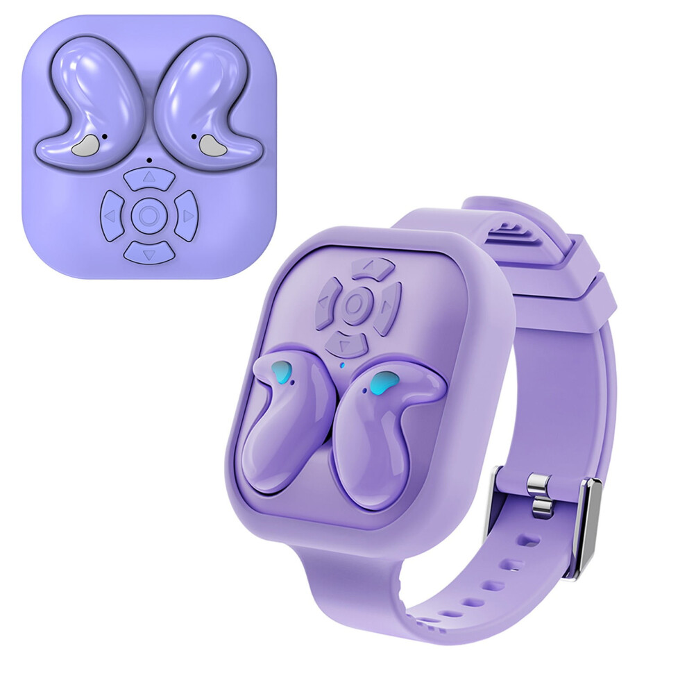 Sleep Earbuds, Bluetooth 5.4 Wireless Earbuds With Deep Bass, 24H Playtime, Waterproof, Touch Control Â Purple 9418476578854