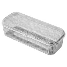 Cestello per lavastoviglie in acciaio inox per piccoli oggetti (1 pezzo)