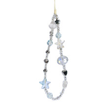Lanière de poignet en perles pour appareil photo numérique, porte-clés mignon pour téléphone, chaînette pour sac ou téléphone.