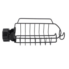 Organisateur de robinet d'évier de cuisine en acier au carbone – Support de bonde et panier de séchage pour tuyaux de 0,9 à 1 pouce