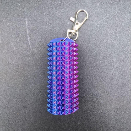 1 τεμάχιο ΜΠΛΕ ΜΩΒ 8,5CM, τρισδιάστατα εκτυπωμένο fidget spinner με αιχμές, δώρο, μασάζ,