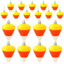 24 décorations suspendues d'Halloween en forme de bonbons de maïs pour décorer votre arbre de Noël et votre maison.