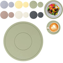 Ensemble de sets de table en silicone résistant à la chaleur – Dessous de verre isolants antidérapants de différentes tailles pour casseroles