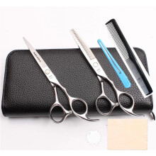 Professional Hair Scissors Set 5"-8", Flat & Thinning Shears, Seamless Hairdressing Tools for Salon and Home Hair Cutting