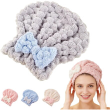 Mikrofiber hårhandduk för lockigt tjockt hår 1 st