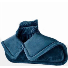 AuroraX Piccola coperta elettrica indossabile, scialle riscaldato blu, poncho massaggiante lavabile e accogliente per donna, regalo personalizzato