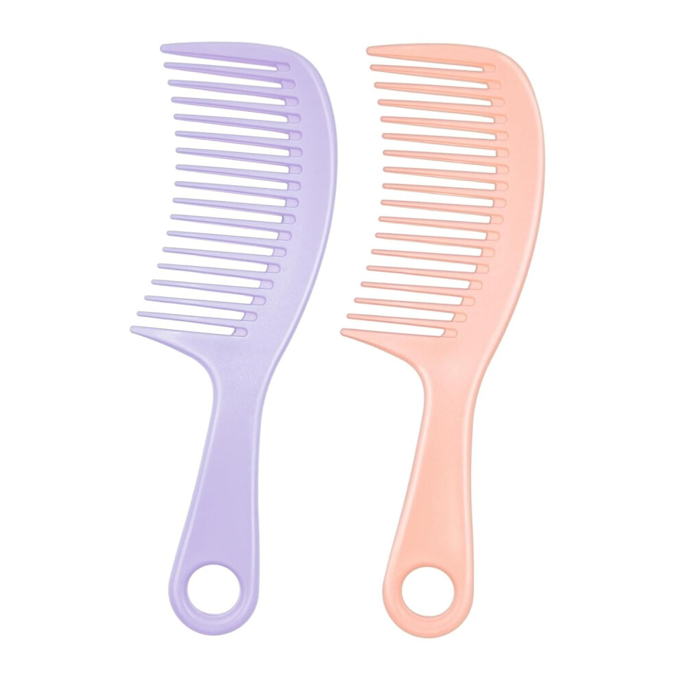 Wide Tooth Detangler Comb for Curly Straight Thick Hair 2