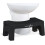 Tabouret pliant Squat N Go pour squats, 18 cm, noir 1