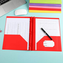 Hochwertige Kunststoffmappen mit Fächern, DIN A4-Format, 7