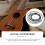 Shielded Guitar Hookup Wire PVC Jacket Black 1Pack 7