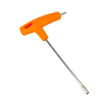 Clé à rayons de vélo avec outil pour retirer le capuchon