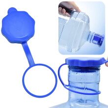 Bouchon de bouteille d'eau en silicone anti-fuite avec sangle 2,6 pouces 1