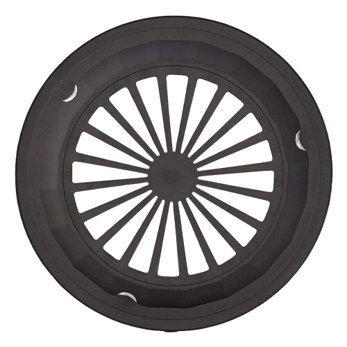 Porte-assiette en carton 10,3 pouces noir réutilisable 1