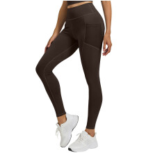 Calça legging feminina de cintura alta para ioga, com efeito levanta bumbum, ideal para exercícios na academia e atividades ao ar livre.