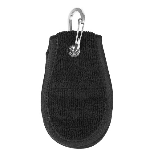 Microfiber golfhanddoek met karabijnhaak (1 stuk)