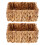 2Pcs Lightweight Handwoven Wicker Storage Baskets for Decorative Shelves 1