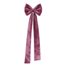 Elastische strikhoes van rood fluweel voor rugleuning met bandjes, geschikt voor bruiloften, banketten, feesten, thuisgebruik, hotels en vakanties.