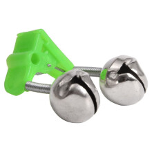 10Pcs Rod Tip Clamp Fishing Alarm with Twin Bell Ring, Compatible with 949i Ice Shelter