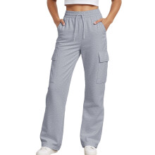 Girls Jogger Pants Solid Color Comfortable Athletic Casual Soft Elastic Waist Tracksuit for Playground Running Sports Wear,Z01 Grey,12-13 Years