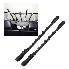 2-Pack Car Fishing Rod Holder, Fishing Pole Car Rack with 5 Rod Capacity, Horizontal Roof Rack Fishing Rod Holder for Vehicles