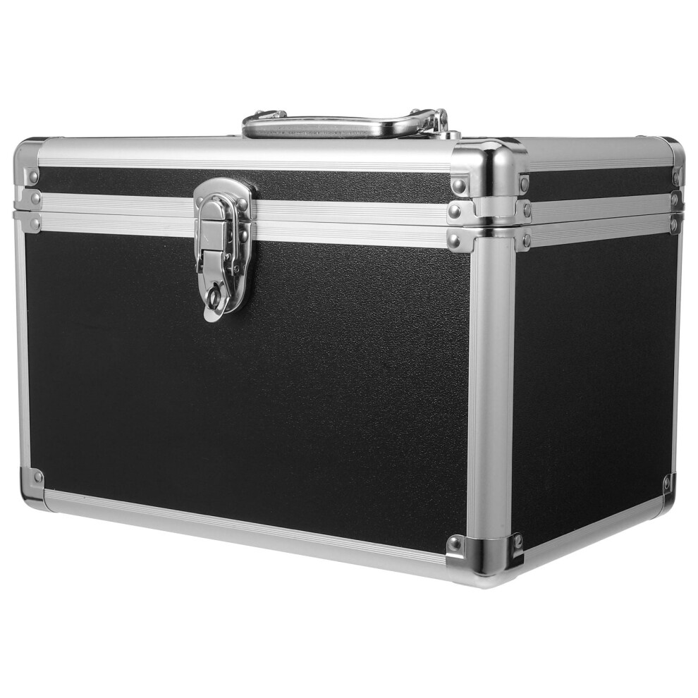 Portable Toolbox Black Aluminum Alloy 1Pc 9193271463511