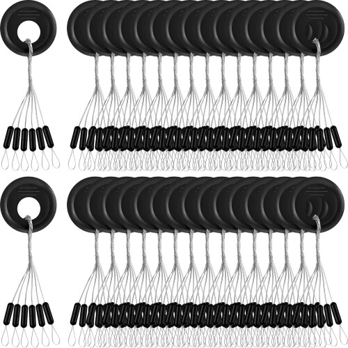 Fiske Bobber Stoppers Gummiperler S/M/L 1200 stk