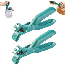 Pinces pour assiettes chaudes, pinces de levage pour assiettes chaudes, pince multifonction anti-brûlure pour bols, support antidérapant en