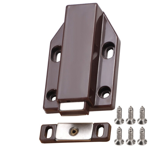 Auto Closing Cabinet Latches Set Moisture Resistant Design Easy Installation Push Release Cabinets Hardware Set