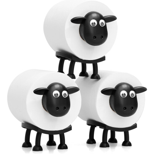 Σετ 3 θέσεων για χαρτί υγείας Sheep – Ελεύθερη τοποθέτηση, τρισδιάστατη εκτύπωση,