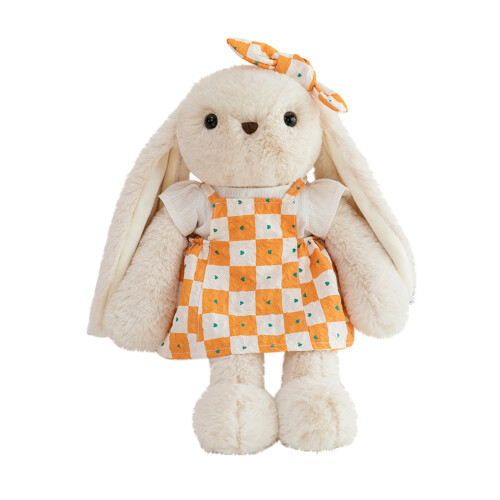 Plüschhase mit weichem Kleid, 30 cm