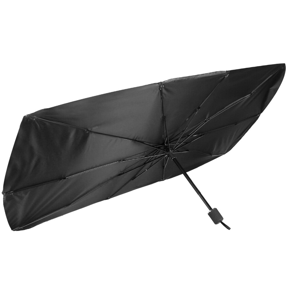 Car Sunshade Umbrella Foldable Windshield Reflector Silver 900223227386