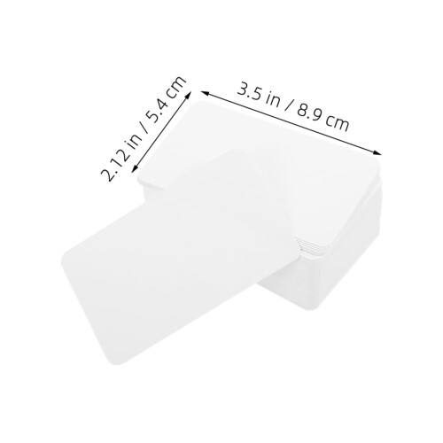 Blanke kraftpapir-flashkort 500 stk 1