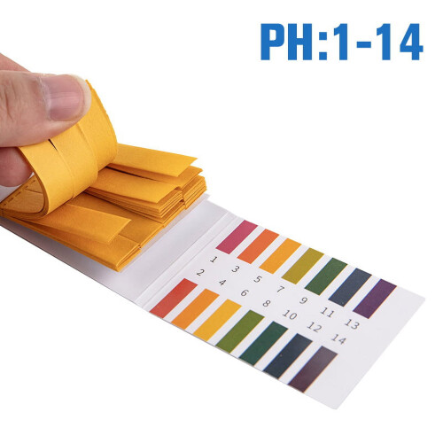 PH Test Strips 1-14 Range 80 Strips per Pack