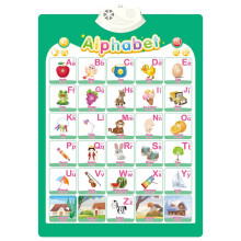 Children Talking Wall Chart Interactive Educational Poster Toy for Toddler Encourages Learning and Exploration