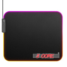 Játékos egérpad RGB12 fénymódok2 zónás asztali egérpad gumi talppal