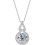 Κολιέ Moissanite Infinity για γυναίκες, D Color VVS1, ασήμι 925 – Δώρο για μαμά/σύζυγο, 1