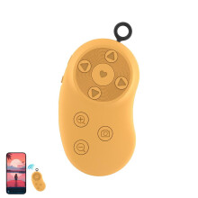 Bluetooth-fjernkontroll for mobiltelefoner, trådløs fjernkontroll for telefonkamera, sidevender/Android-mobiltelefon, enkel betjening