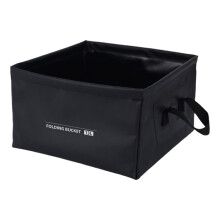 Folding Bucket 13L Square Water Bucket Large Capacity Camping Supplies Water Storage Container for Hiking Fishing good