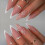 Nagelstenar Guld Silver Mikropärlor Platt Baksida 3D Strass 6