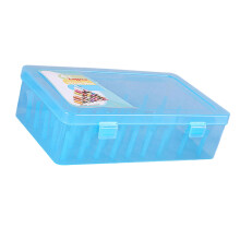 Boîte de rangement transparente pour 42 bobines de fil à broder et à coudre