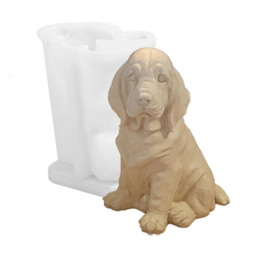Hundeformet 3D silikoneform