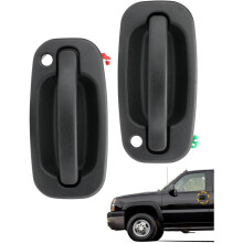 Poignées de porte à levier en métal (2 pièces), compatibles avec les modèles Chevy Silverado, Suburban, Tahoe, Avalanche, GMC Sierra, Yukon et