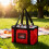 Sac isotherme rouge pliable 35 x 26 cm 5