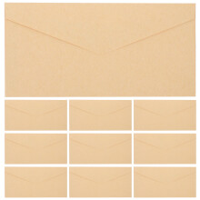 Portable Envelopes Paper Yellow Card Storage Wedding 10Pcs