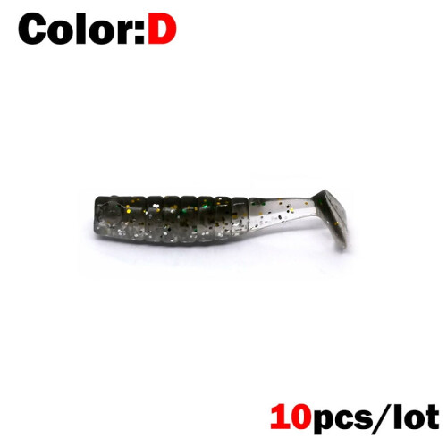 Rockfish Soft Paddle Tail Lure 4cm 1g (10 stuks)