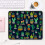 Αντιολισθητικό λαστιχένιο Mouse Pad 12x10 ιντσών με ραμμένες άκρες 2