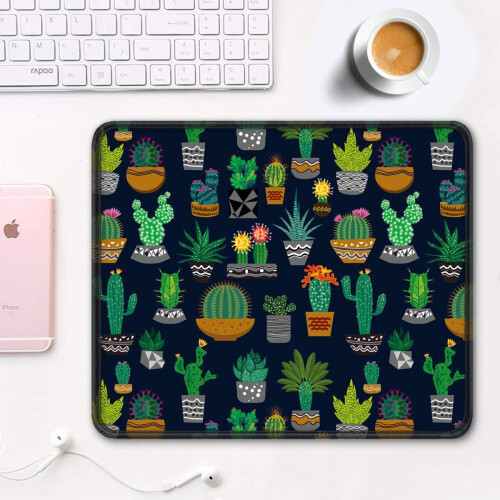 Αντιολισθητικό λαστιχένιο Mouse Pad 12x10 ιντσών με ραμμένες άκρες 1